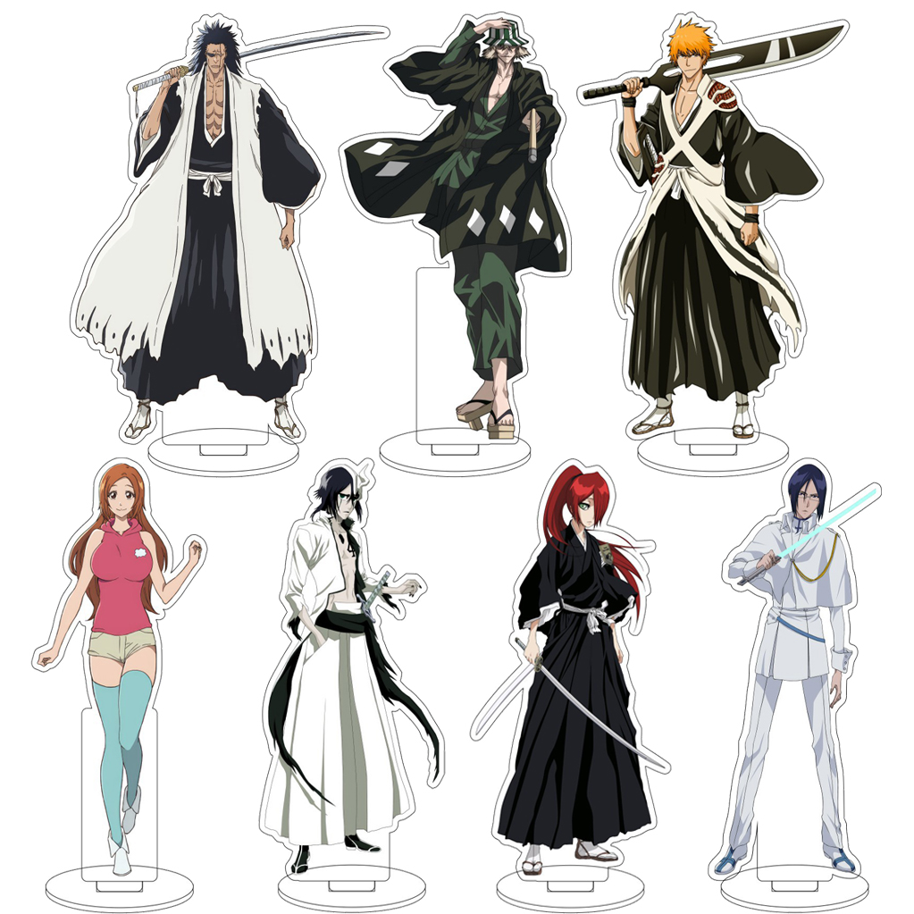 Anime Game Merchandise - 16CM Anime BLEACH Kurosaki Ichigo Hitsugaya