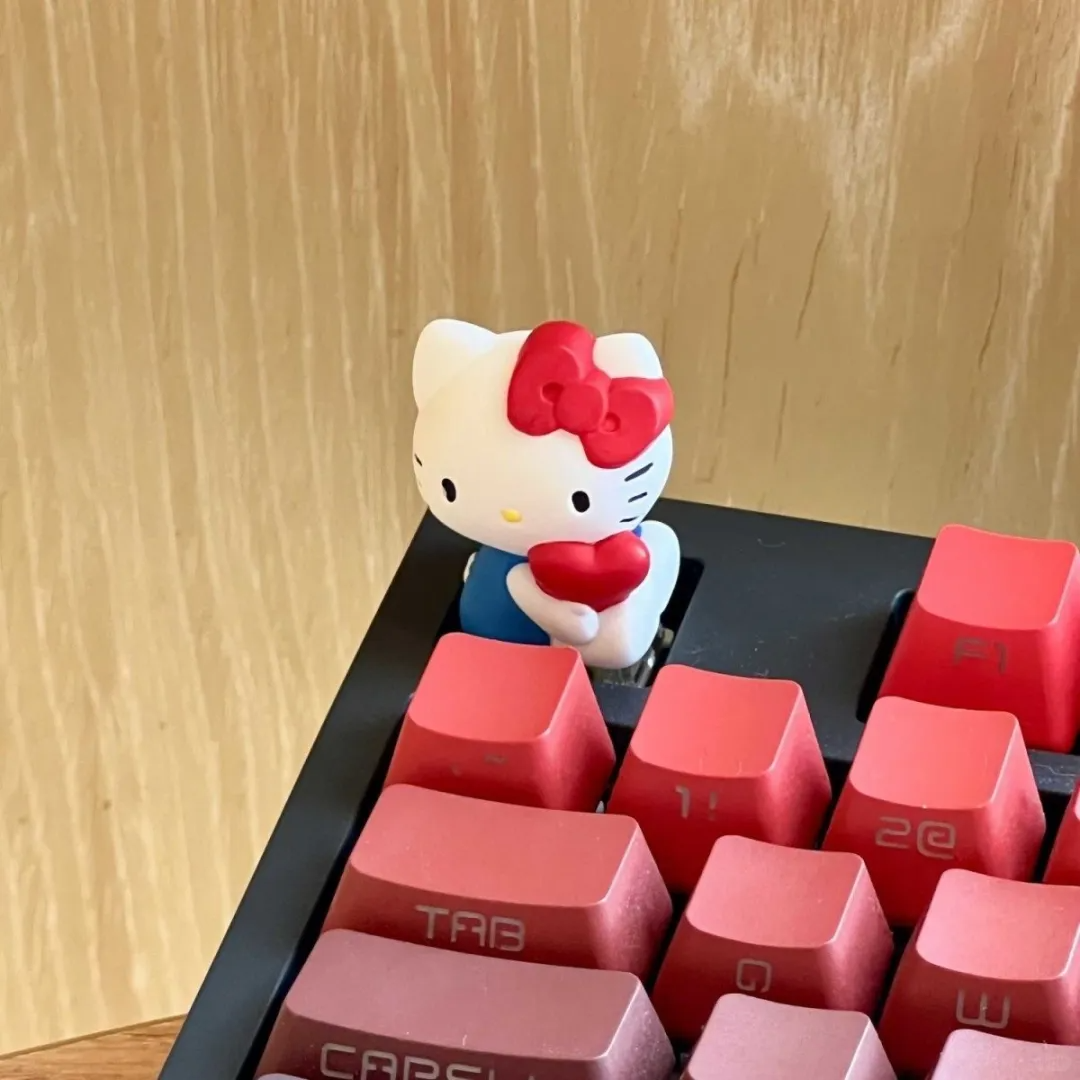 Keycap Artisan Anime - Kawaii Hello Kitty Mechanical Keycaps Cartoon