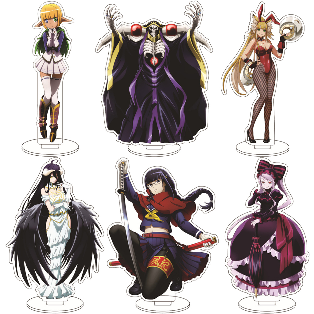 Anime Game Merchandise - 16CM Anime OVERLORD Albedo Demiurge Ainz