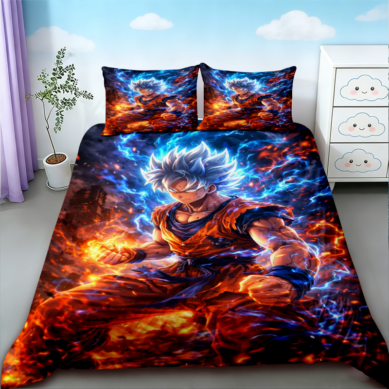 Anime Merchandise Demon Slayer - Duvet Cover Dragon Ball Bedding Set