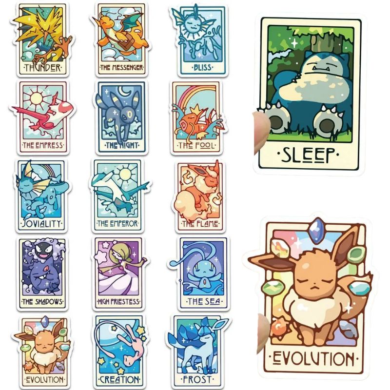 90Pcs/pack Pokemon Eevee Pikac - Sticker Sheet Set avis et prix