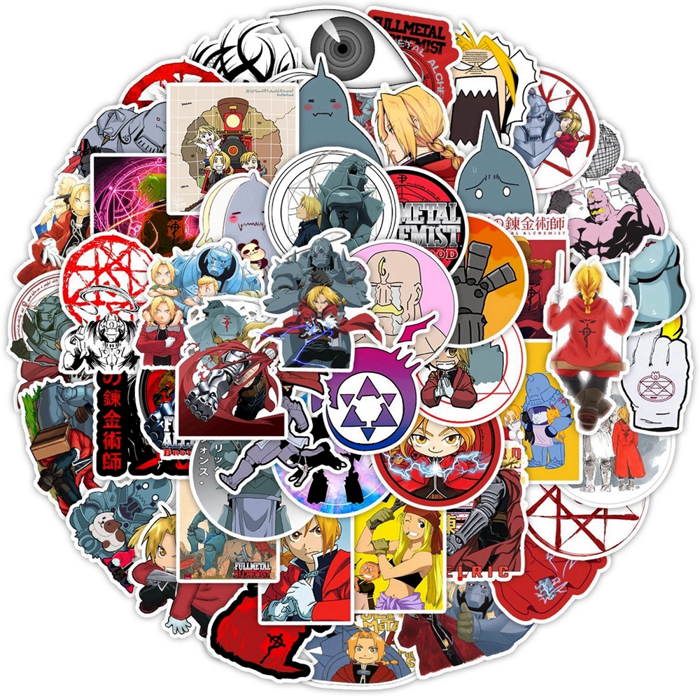 1 Pack Anime Sticker Fullmetal - Sticker Sheet Set avis et prix