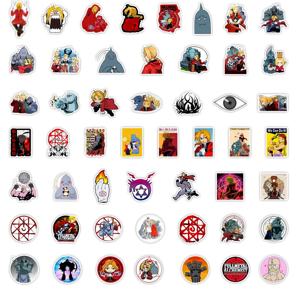 1 Pack Anime Sticker Fullmetal - Sticker Sheet Set avis et prix