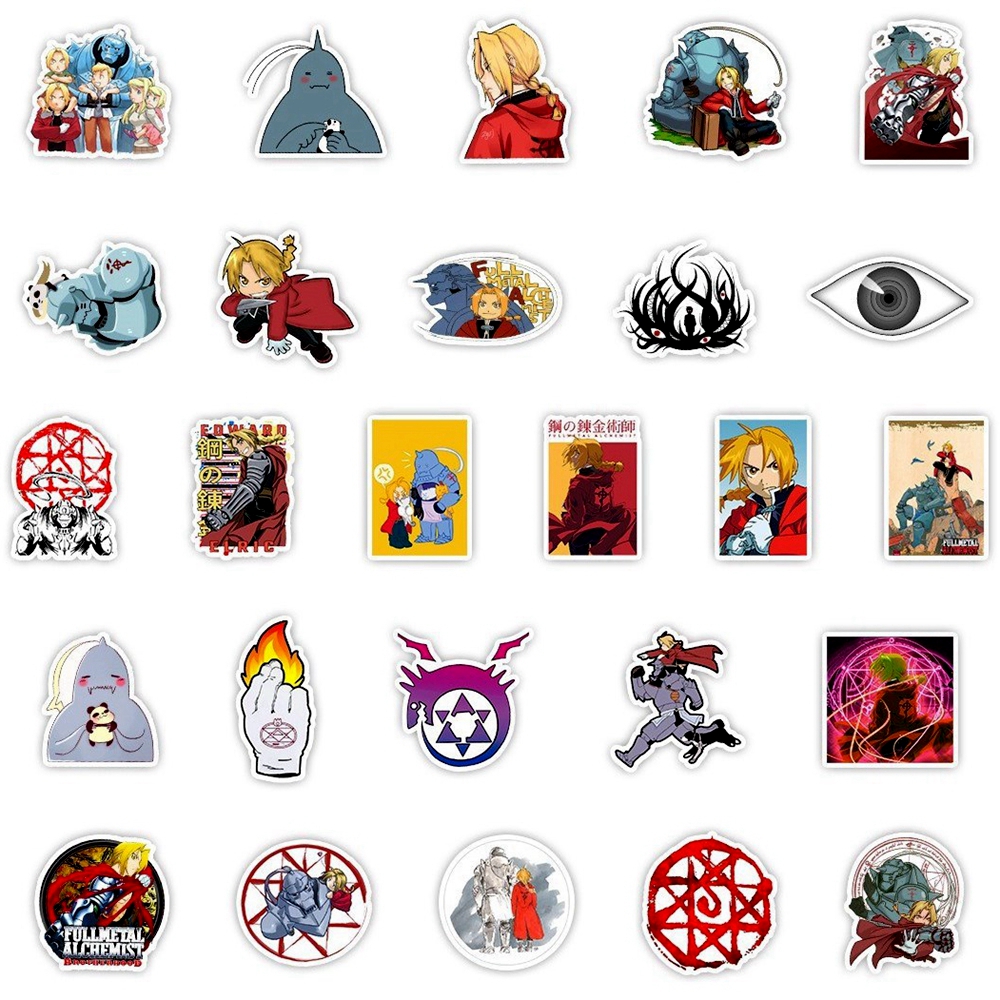 1 Pack Anime Sticker Fullmetal - Sticker Sheet Set avis et prix