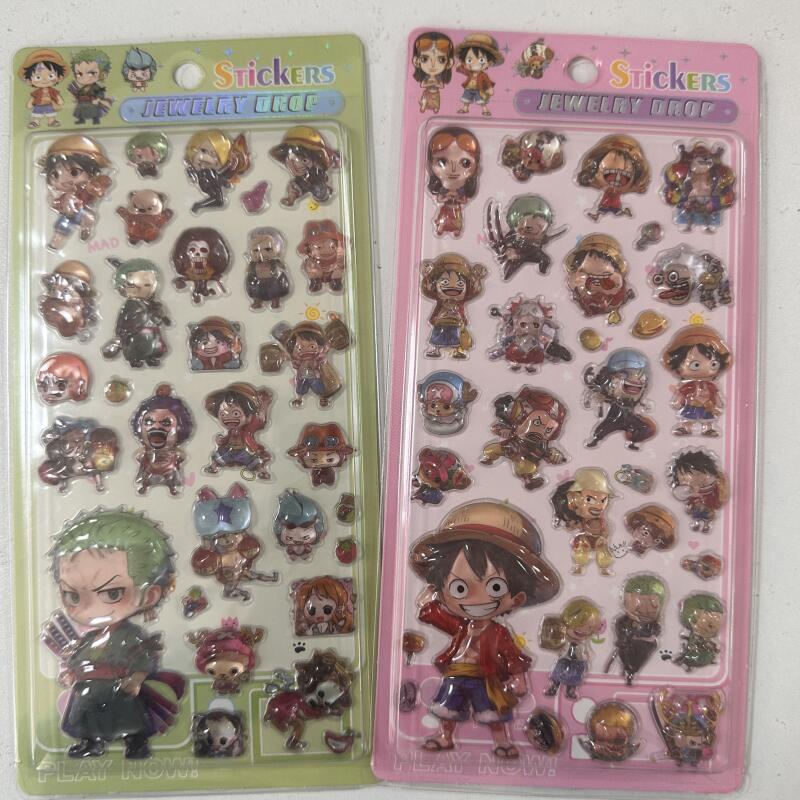 Cartoon 3D Relief Stickers Ani - Anime One Piece Merchandise avis et prix