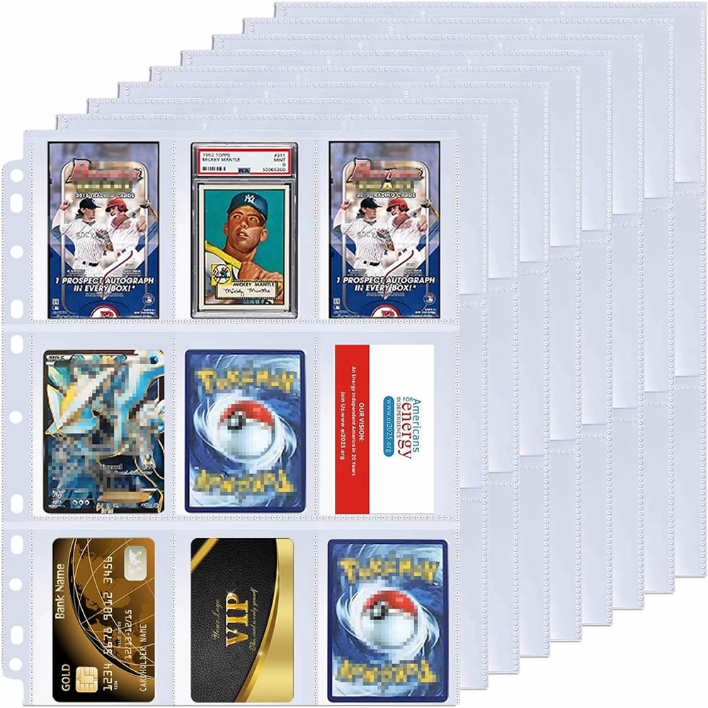 50 Pages 450 Pockets Single Si - Collector Card Sleeve avis et prix
