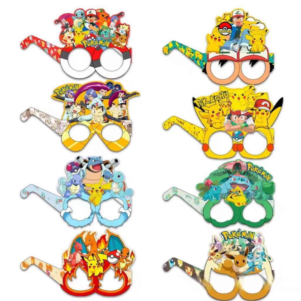 Pokémon-themed paper glasses.  - Anime Game Merchandise avis et prix