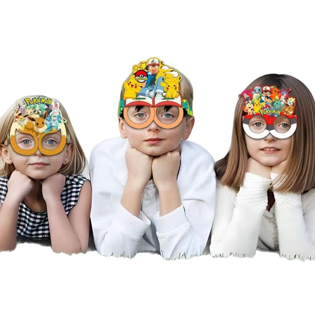 Pokémon-themed paper glasses.  - Anime Game Merchandise avis et prix