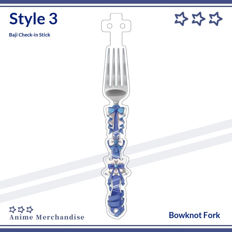 Anime Acrylic Bowknot Fork Sha - Anime Merchandise China avis et prix