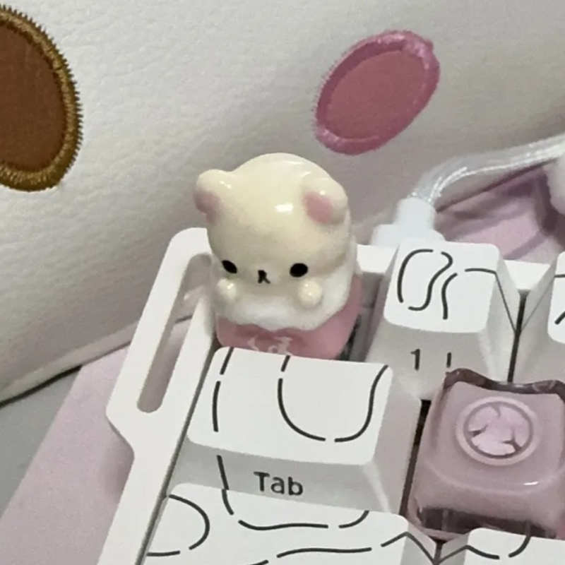 Kawaii Rilakkuma Keycaps Relax - Keycap Artisan Anime avis et prix