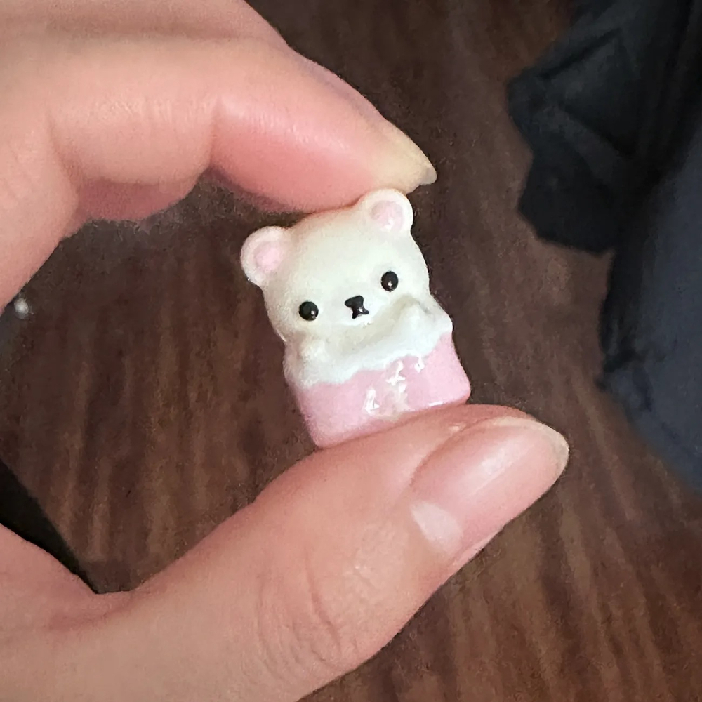 Kawaii Rilakkuma Keycaps Relax - Keycap Artisan Anime avis et prix