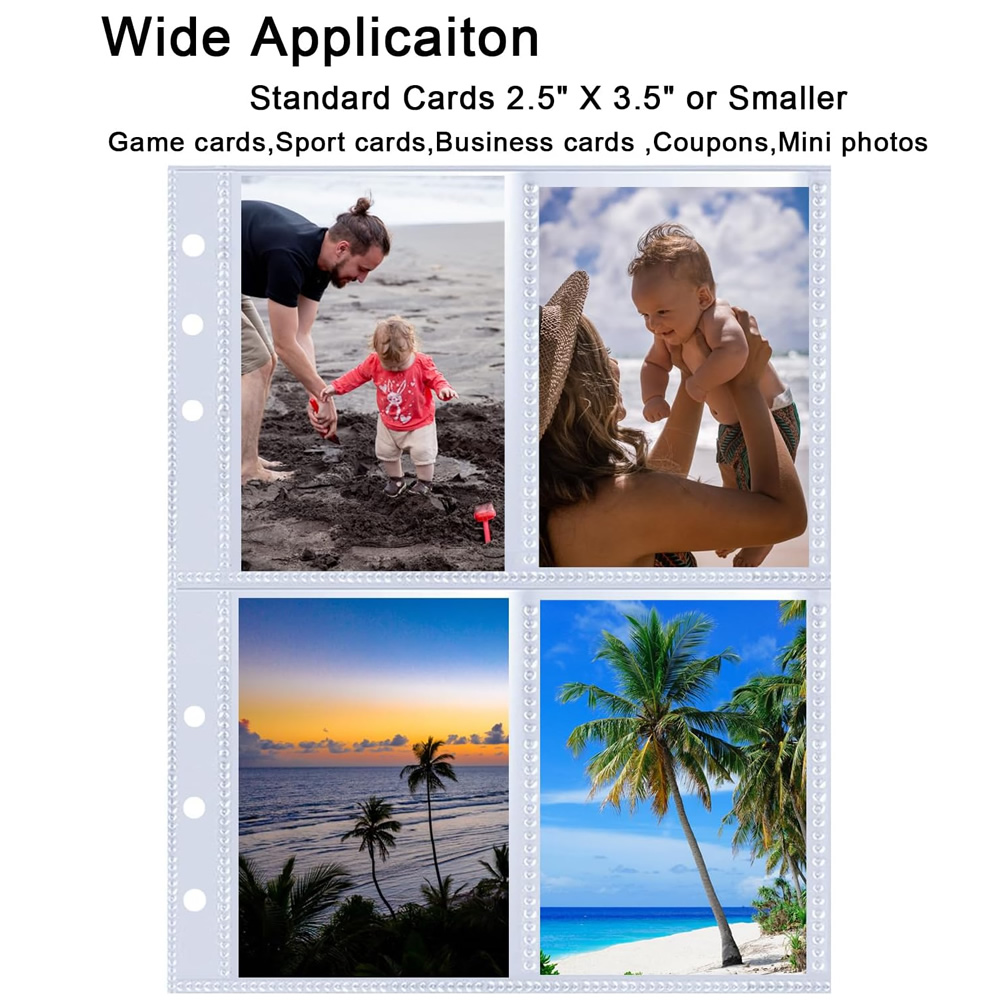 4 Pockets Photo Card Sleeves B - Collector Card Sleeve avis et prix