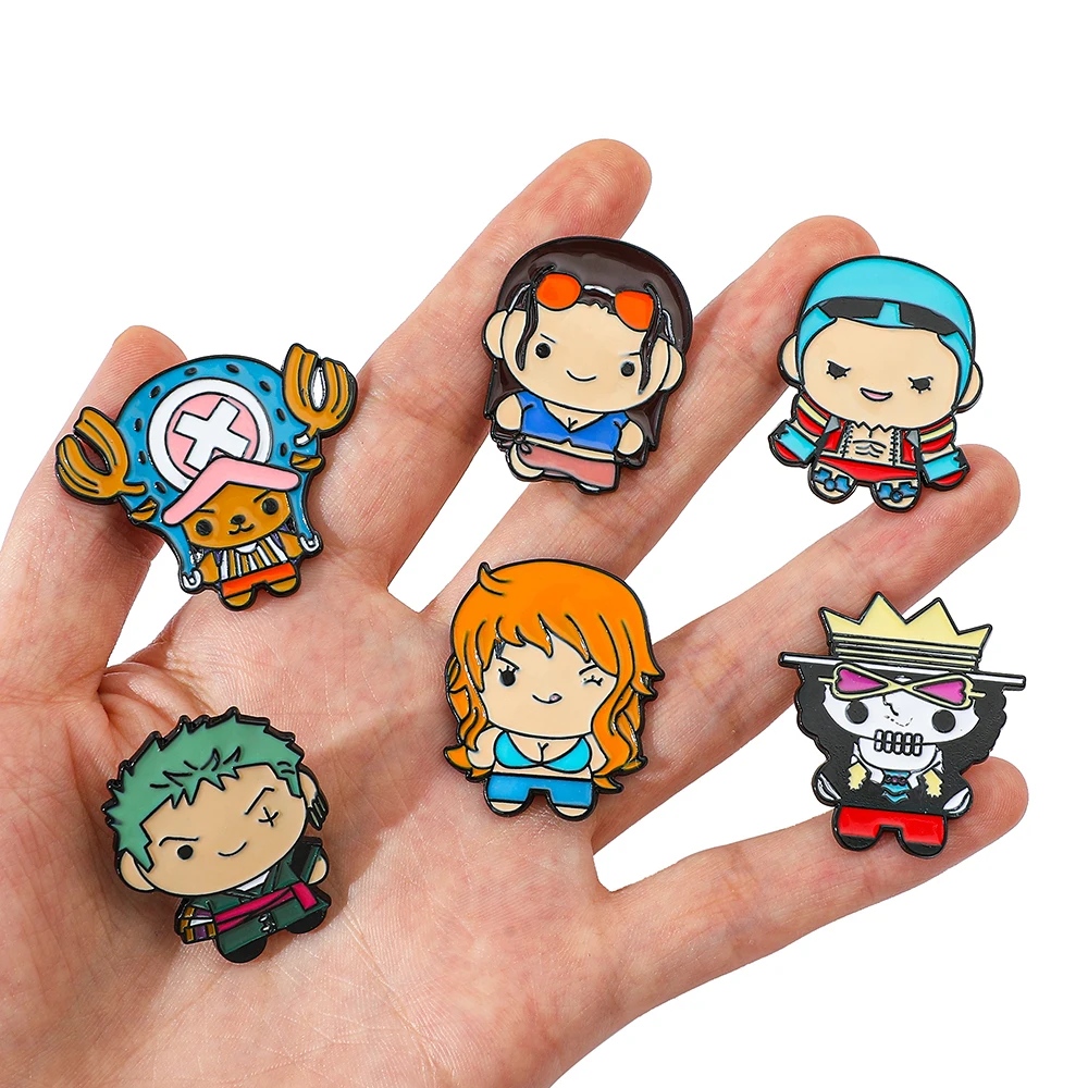 9 Pcs Creative Cartoon Brooch  - Anime One Piece Merchandise avis et prix