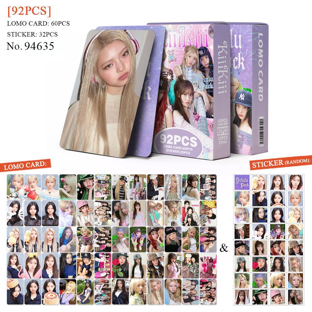 92pcs KiiiKiii Delulu Pack Pho - Sticker Sheet Set avis et prix