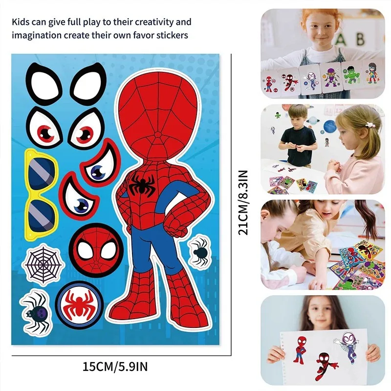 12pcs / Pack Spidey And His Am - Sticker Sheet Set avis et prix