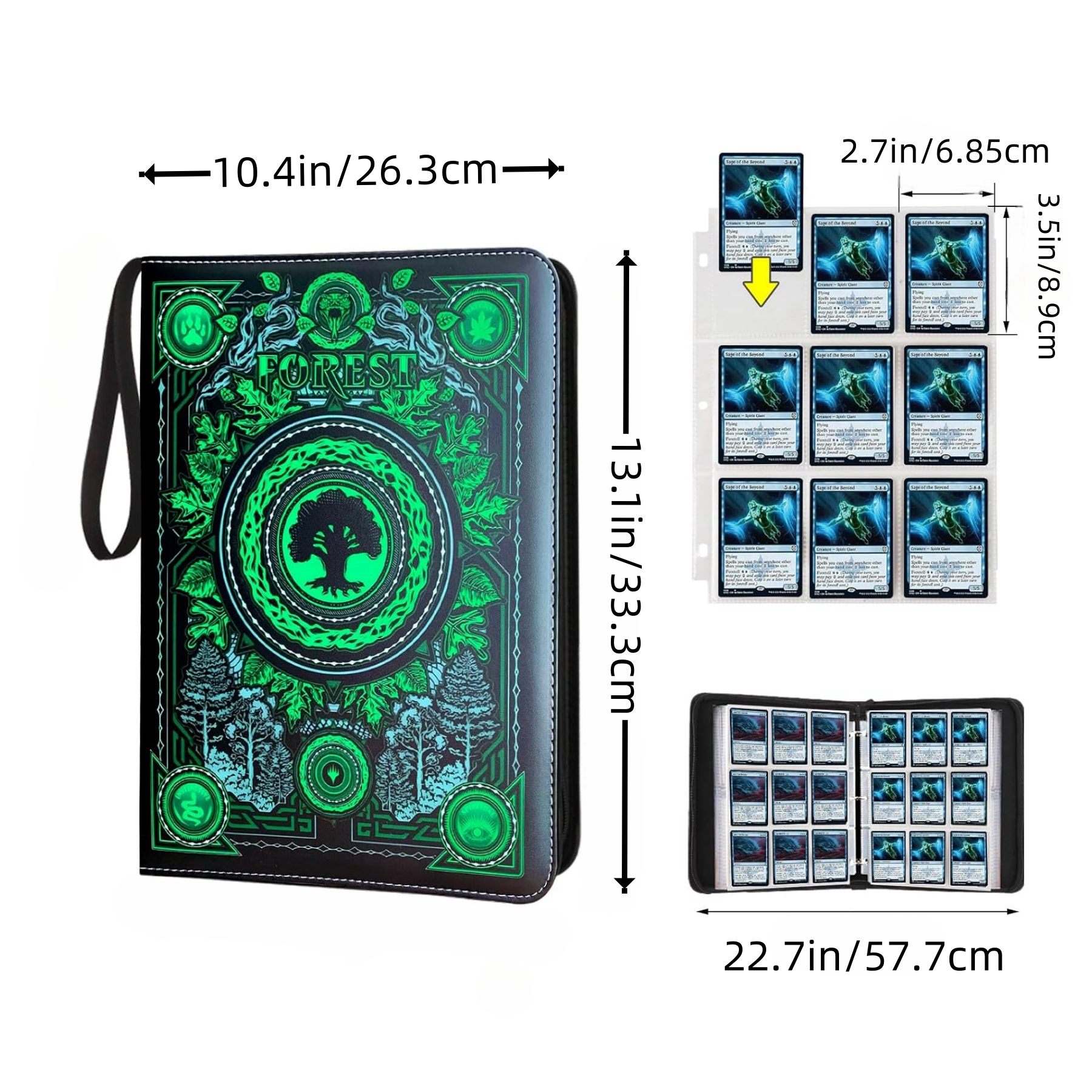 9 Pocket Card Binder with Slee - Collector Card Sleeve avis et prix