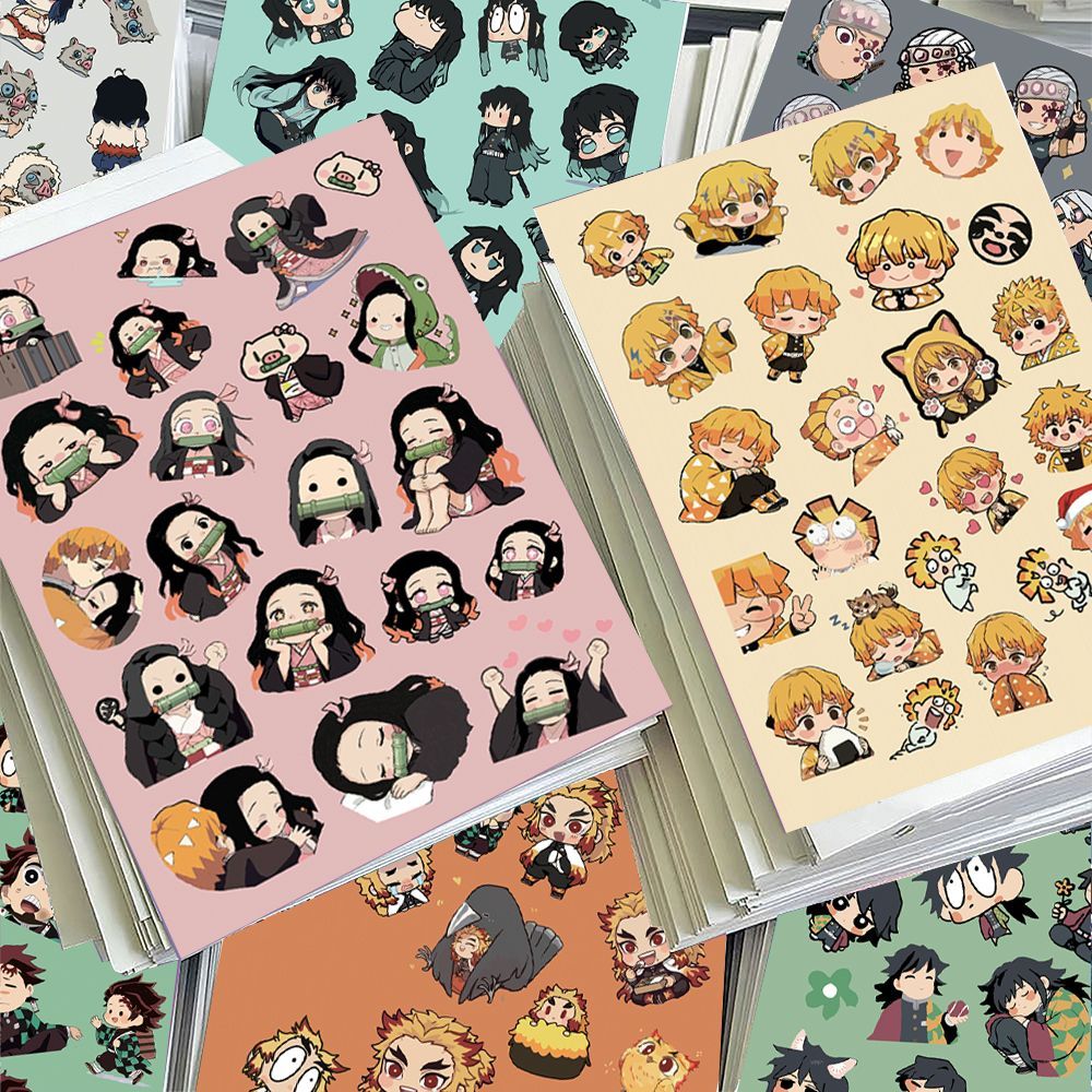 24pcs Chibi Demon Slayer scree - Sticker Sheet Set avis et prix