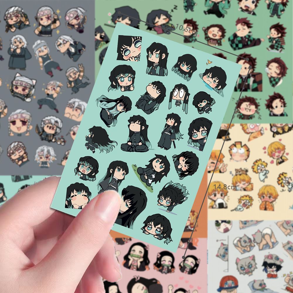 24pcs Chibi Demon Slayer scree - Sticker Sheet Set avis et prix