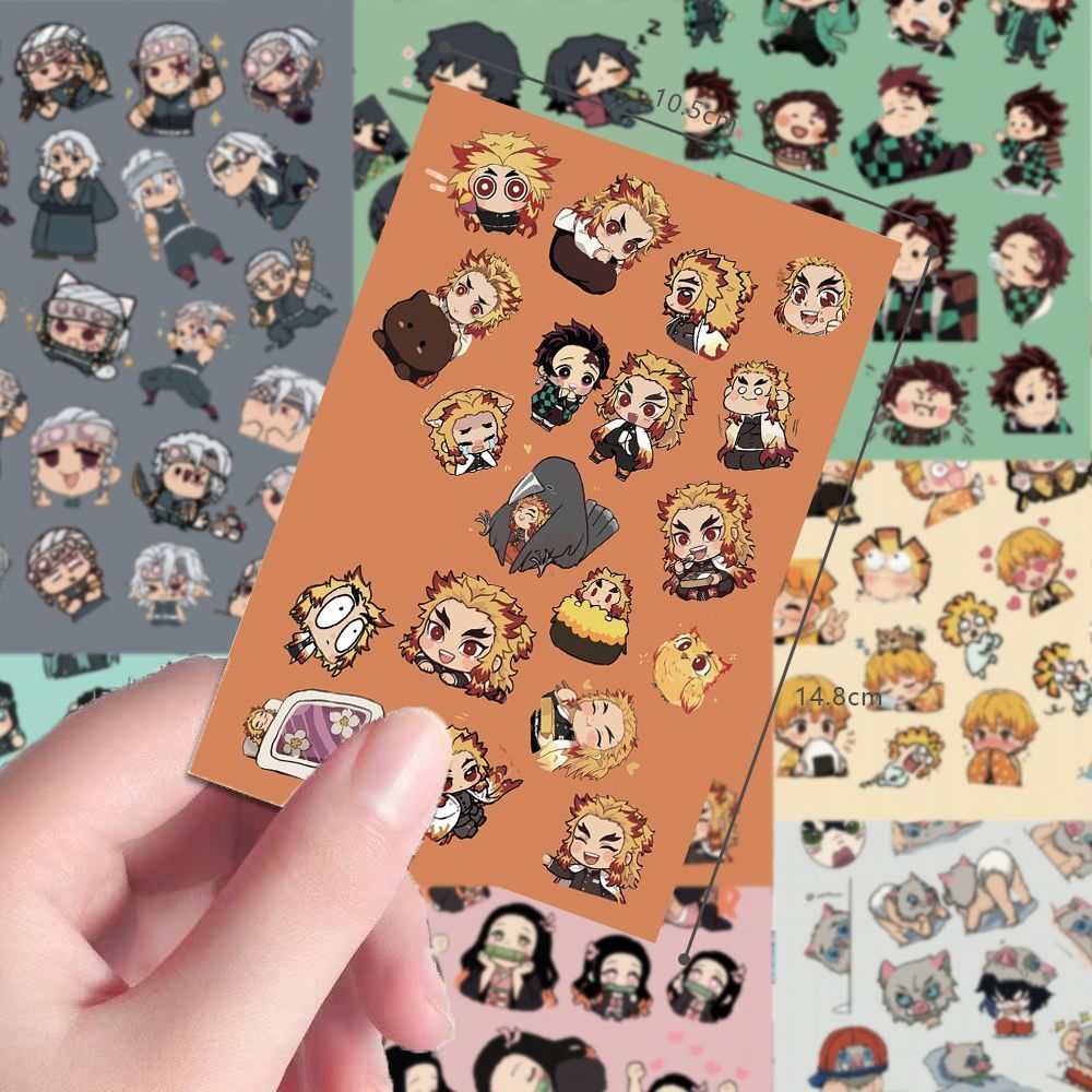 24pcs Chibi Demon Slayer scree - Sticker Sheet Set avis et prix