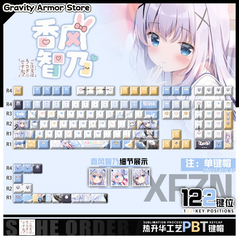 Is The Order A Rabbit? Kafū Ch - Keycap Artisan Anime avis et prix