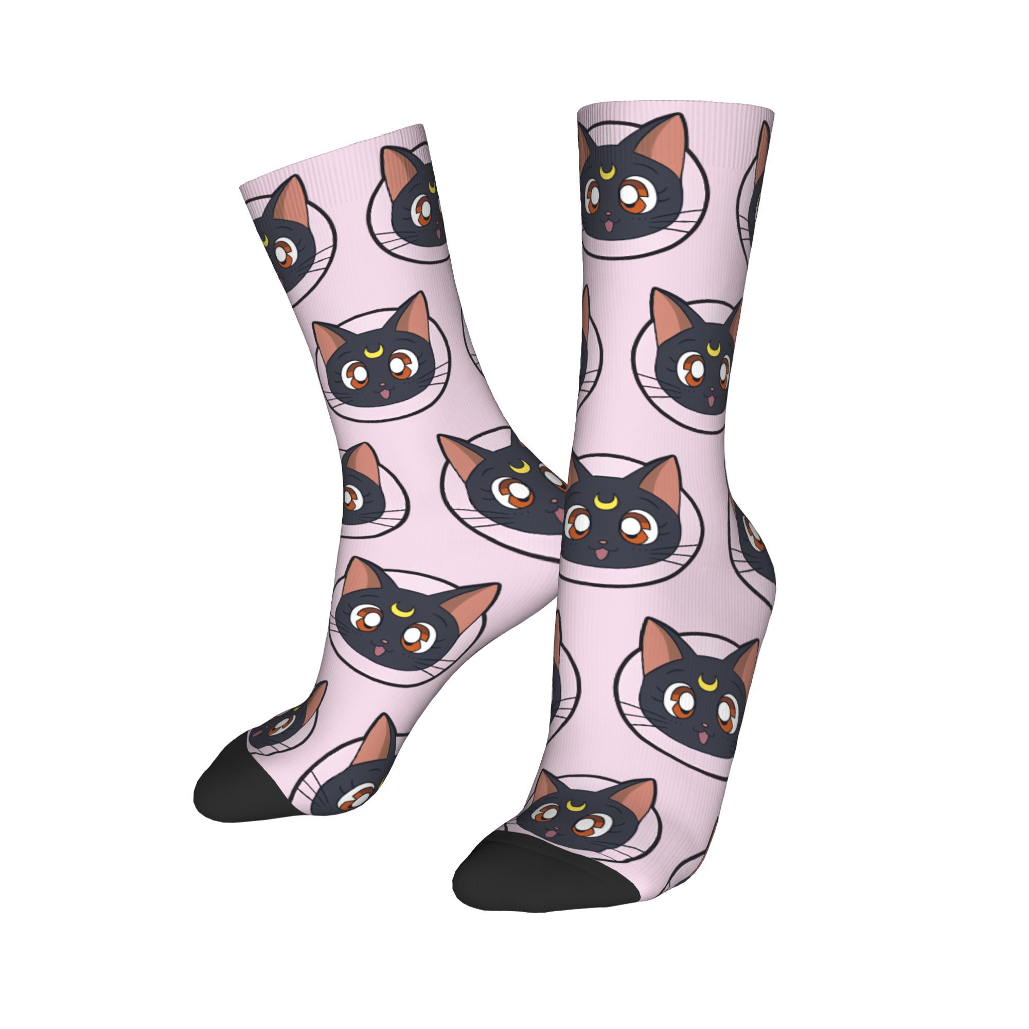 Trendy Unisex Crew Socks Sailo - Anime Merchandise For Girls avis et prix