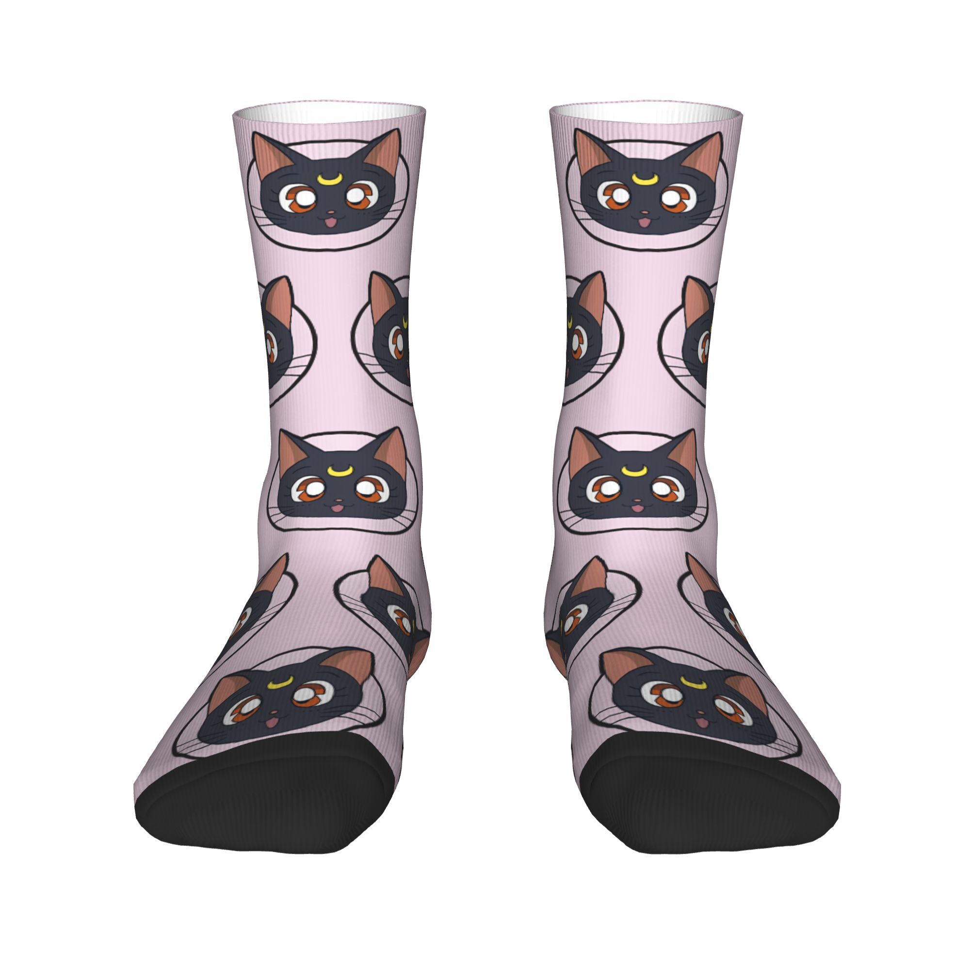 Trendy Unisex Crew Socks Sailo - Anime Merchandise For Girls avis et prix