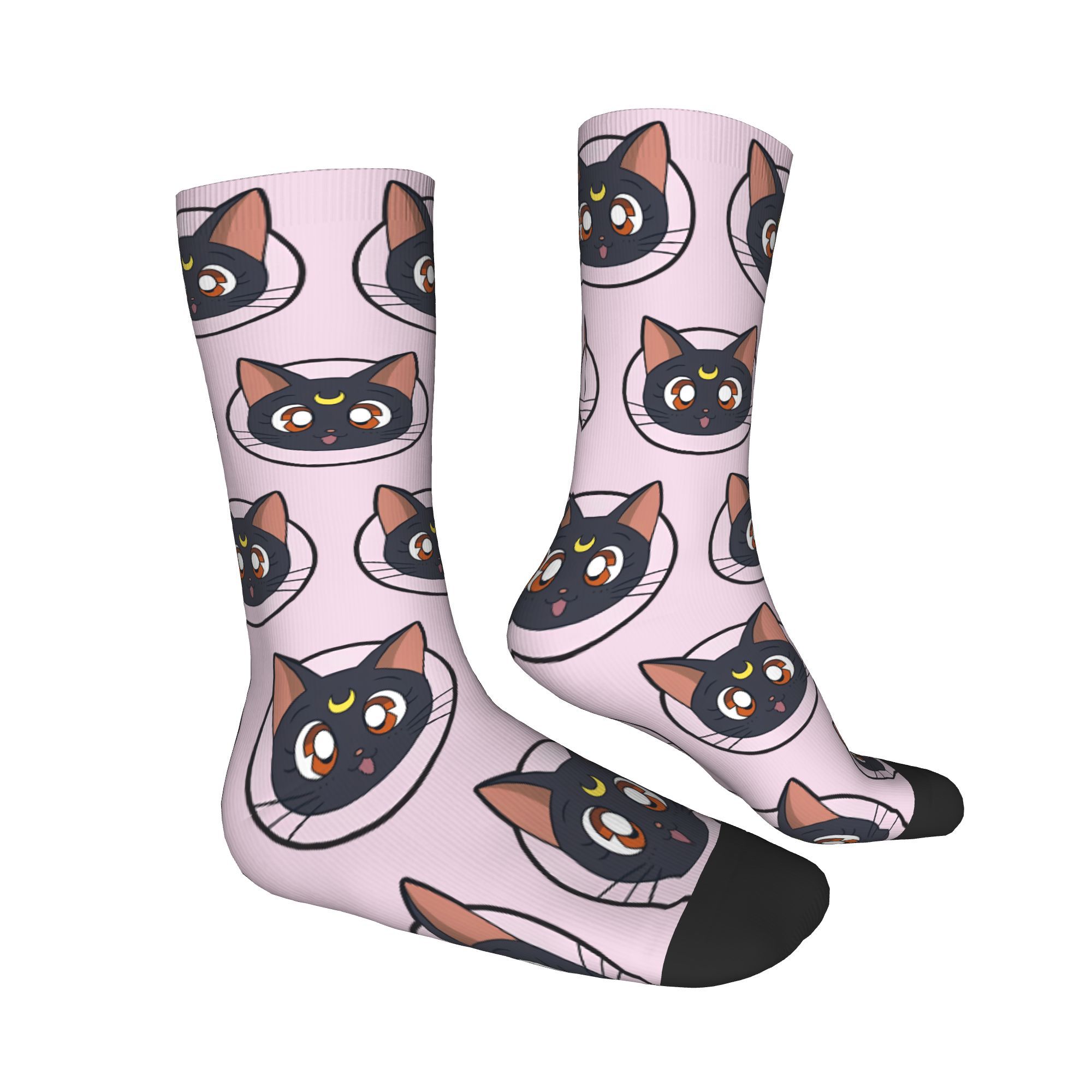 Trendy Unisex Crew Socks Sailo - Anime Merchandise For Girls avis et prix