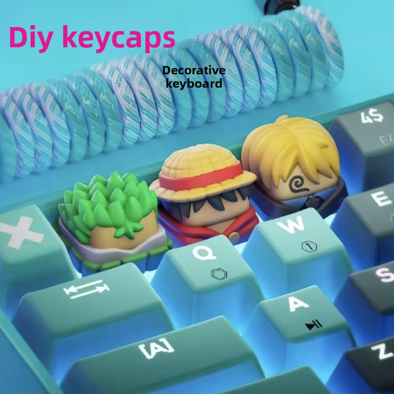 One Piece Anime Periphery Monk - Keycap Artisan Anime avis et prix