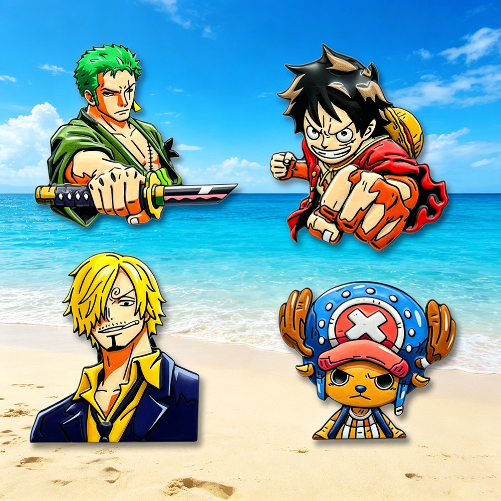 4pcs ONE PIECE Cartoon Charact - Anime One Piece Merchandise avis et prix
