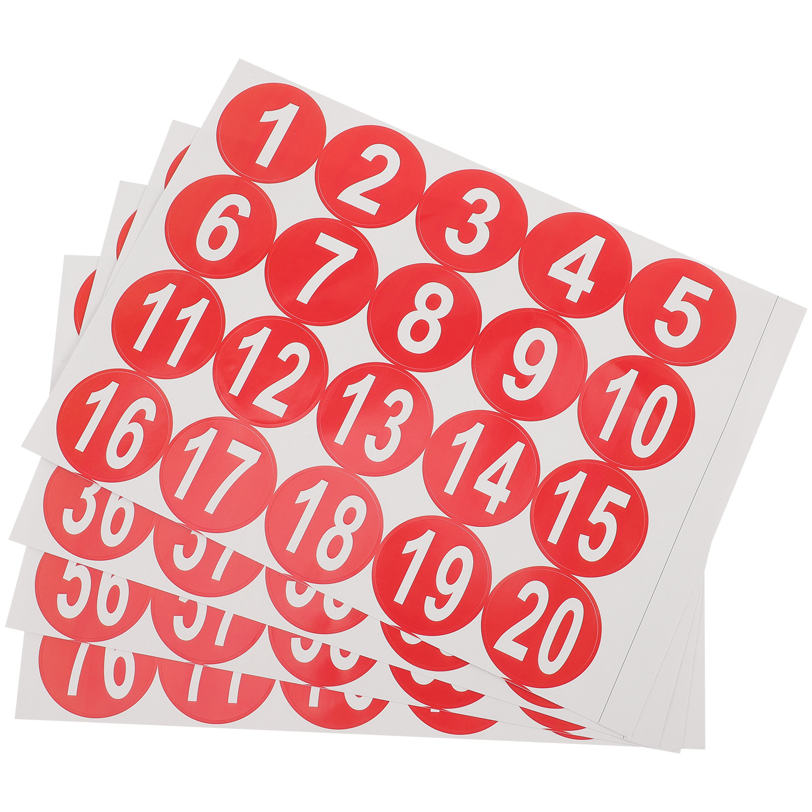 4 Sheets Numbered Sticker Set  - Sticker Sheet Set avis et prix