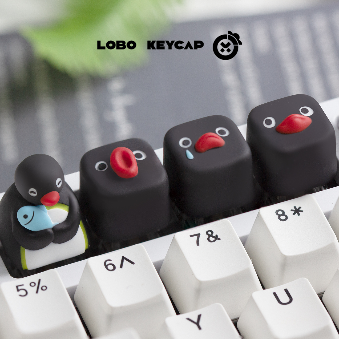Cute Pingu Anime Series Pengui - Keycap Artisan Anime avis et prix