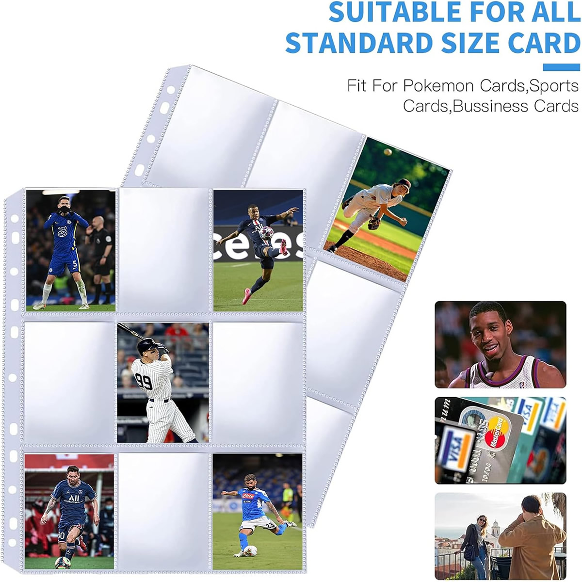 50 Pack 9 Pocket Card Sleeves  - Collector Card Sleeve avis et prix