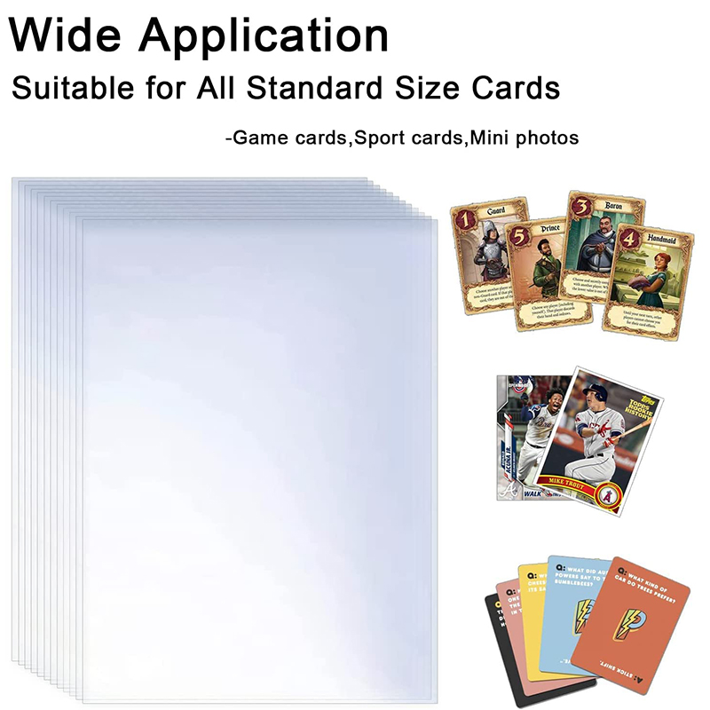 100-600pcs Card Sleeves Hard S - Collector Card Sleeve avis et prix