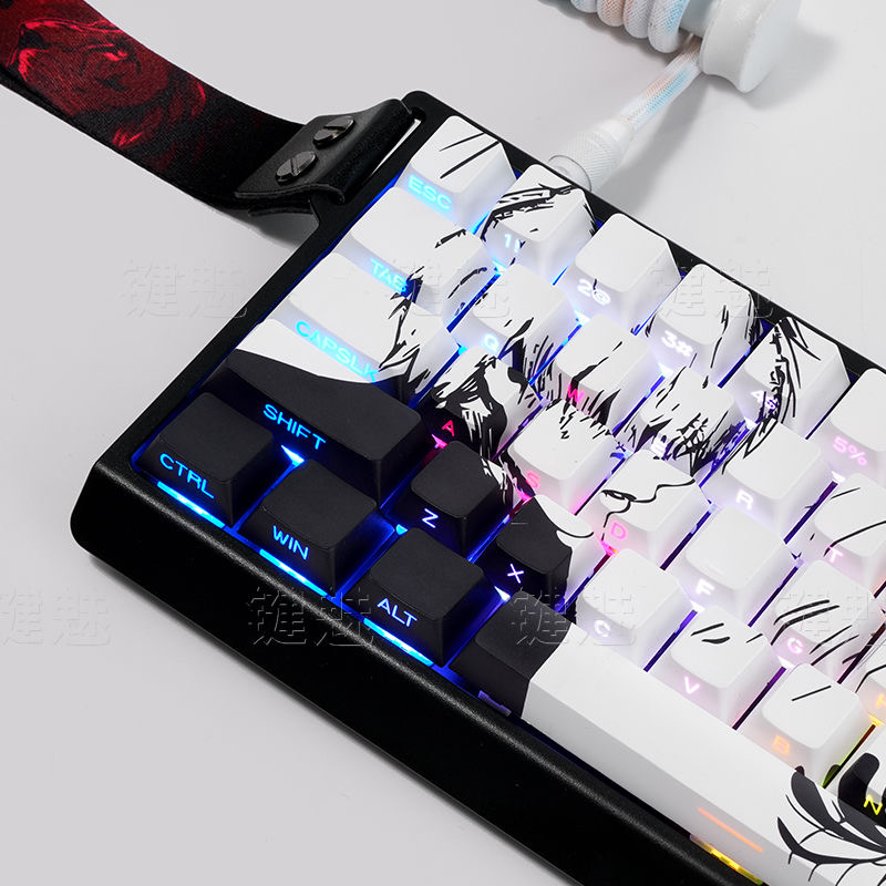 130 Key Kaneki Ken Theme Keyca - Keycap Artisan Anime avis et prix