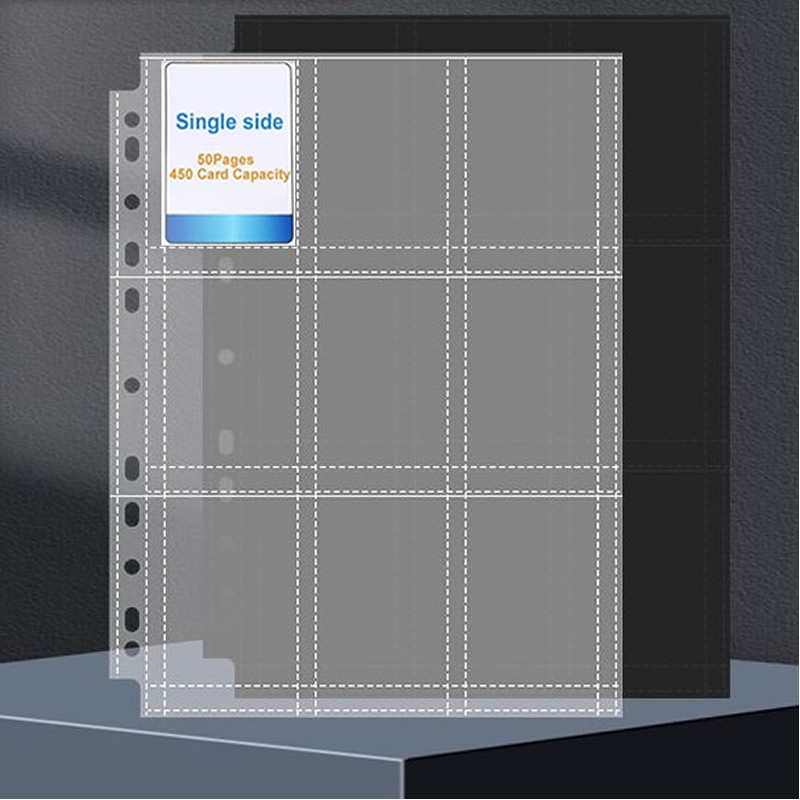 50 Pages 450 Pockets Single Si - Collector Card Sleeve avis et prix