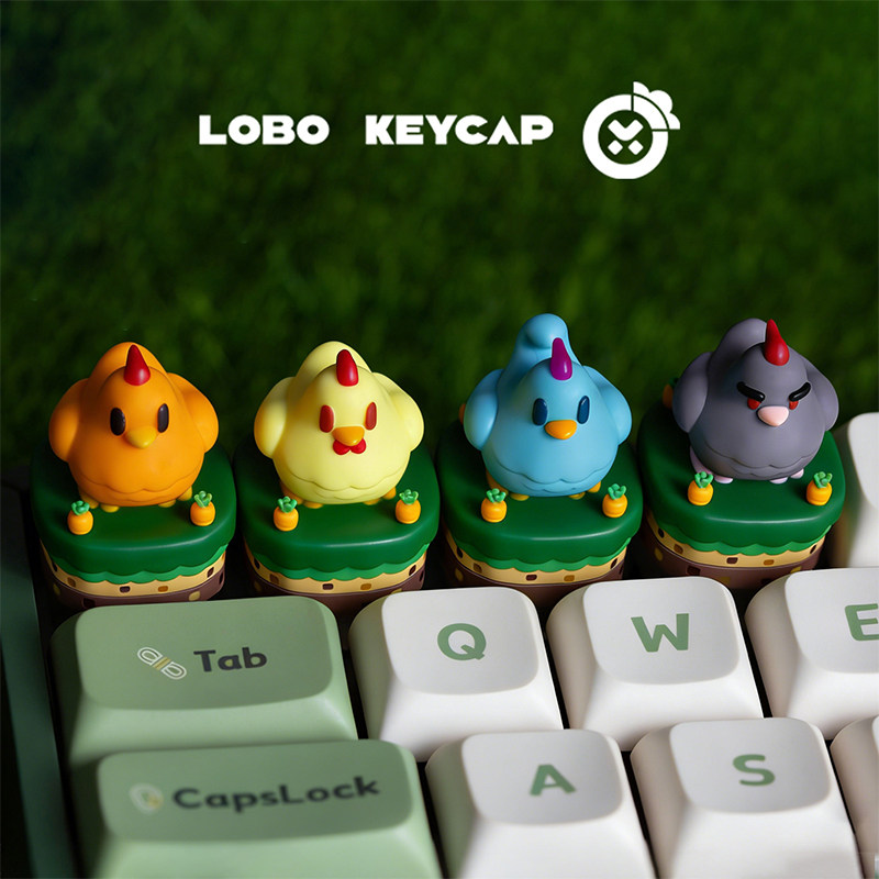 LOBO Stardew Valley Chicken Ar - Keycap Artisan Anime avis et prix