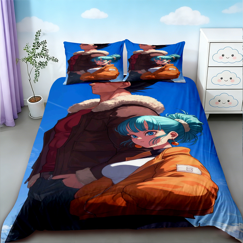 Duvet Cover Dragon Ball Beddin - Anime Merchandise Demon Slayer avis et prix