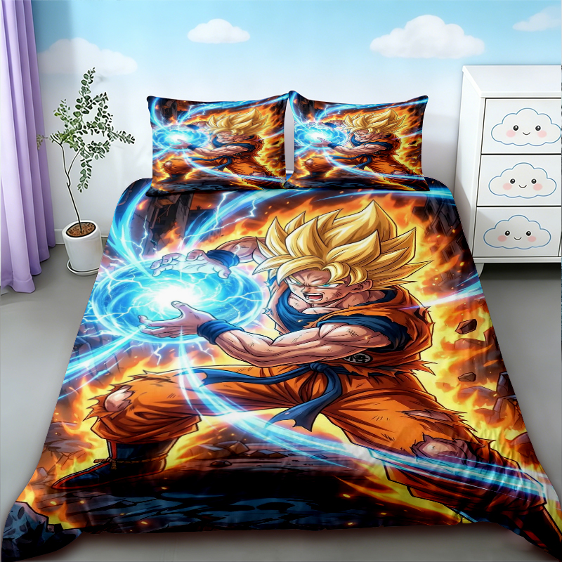 Duvet Cover Dragon Ball Beddin - Anime Merchandise Demon Slayer avis et prix